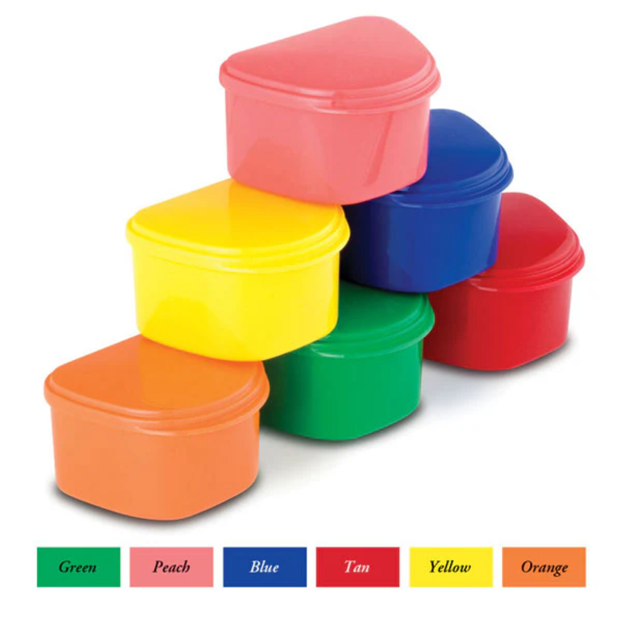 Plasdent - Classic Denture Bath 12Pcs/Box Assorted Colors, 200BTH-ASST Plasdent - Classic Denture Bath 12Pcs/Box Assorted Colors, 200BTH-ASST